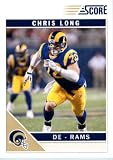 2011 Score Football Card # 265 Chris Long - St. Louis Rams - NFL Trading Card In a Protective Screwdown Case!