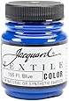Jacquard Products Textile Color Fabric Paint 2.25-Ounce, Fluorescent Blue