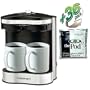 Cuisinart � Commercial 2-cup Coffeemaker - Stainless Steel (includes 36 World Blend Regular Pods)