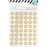 Heidi Swapp 2 Sheets Memory Planner Glitter Stickers, Gold