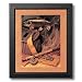 Old Fishing Memorabilia Fly Rod Picture Framed Art Print