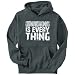 Hoodie Mens Dark Silver 
