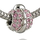 Swarovski Crystal Ball Charm Bead Fits Pandora Beads