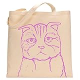 Meredith the Scottish Fold Cat Eco Friendly Tote Bag