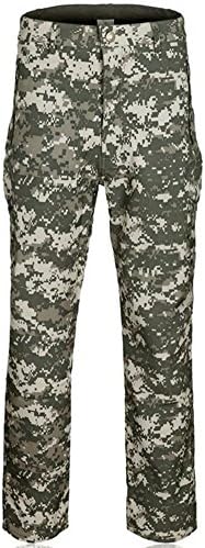 LANBAOSI Men's Waterproof SoftShell Hunting Fleece Outdoor Pants Acu Size US L/Tag XL