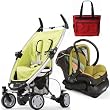 Quinny 2010 Zapp 4 Travel System Citro with Free Fashionable Diaper Bag