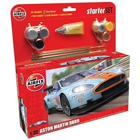 Airfix A50110 Aston Martin DBR9 Gulf 1:32 Scale Endurance Car Category 3 Gift Set... from Books Airplane