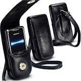 Trinity K125 Clip leather carrying case for Motorola E770v, K1 KRZR, MOTOKRZR K3, MOTORIZR Z3, MOTOROKR Z6, Nokia 1110, 1112, 1600, 2310, 2610, 2626, 3220, 3500 classic, 5310 Xpress Music, 5500, 6020, 6030, 6070, 6080, 6120 classic, 6230, 6230i, 6300i, 65