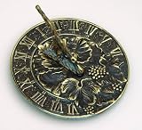 Outdoor Living : Grapevine Brass Sundial