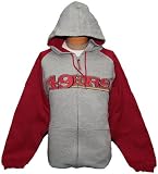 New! 3XL NFL San Francisco 49ers Full Zip Up Hoodie / Jacket