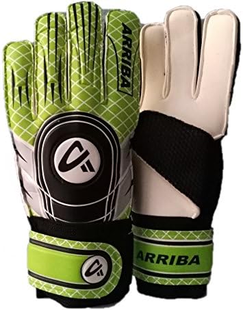 2016 Soccer Glove Guard with Finger Save Protection (Flash Green, 10)