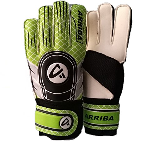 2016 Soccer Glove Guard with Finger Save Protection (Flash Green, 10)