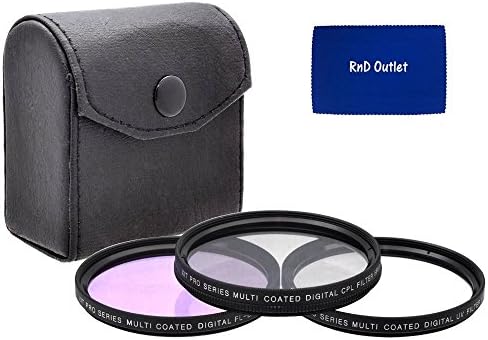49mm Pro series Multi Coated HD 3 Pc. Digital Filter Set (UV-CPL-FLD) For SONY NEX-6 Camera Which Have The Sony E Series (16mm, 18-55mm, 50mm, 55-210mm, 30mm) Lens