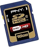 PNY Optima 16 GB SDHC Class 4 Flash Memory Card P-SDHC16G4-EF