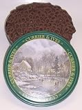 Scott's Cakes Mini Chocolate Covered Pretzels in a Large Homestead Tin