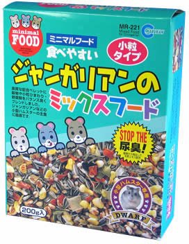 ジャンガリアンのミックスフード小粒200g
