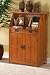 Office Products : Craftsman Secretary Desk Double 28.5"w Dark Oak