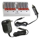 Targus TG-CH800 8-Slot AA AC/DC Rapid Charger