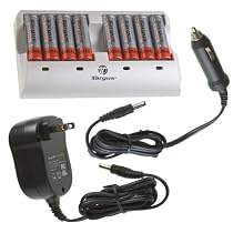 Targus TG-CH800 8-Slot AA AC/DC Rapid Charger
