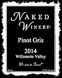 2014 Naked Winery "Naked" Willamette Valley, Oregon Pinot Gris 750 mL
