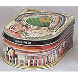 Rawlings Sports Accessories Slim Wallet w/Baseball Park Gift Tin (Turner Field-Tan)