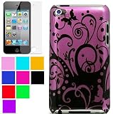 51A d4owplL. SL160  Fashion Design Cover for Apple iPod Touch 4th Generation (8GB 16GB 32GB) iPod Touch 4 Latest Gen with Camera Suitable for 8G 32G 64G + New Ipod Touch 4G Clear Screen Protector