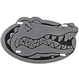 Florida Gators Pewter Oval License Plate Tag