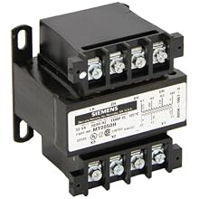 Siemens MT0050H Industrial Power Transformer, Domestic, 230/460/575 Primary Volts 50/60Hz, 95/115 Secondary Volts, 50VA Rating