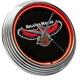 Atlanta Hawks Neon Clock
