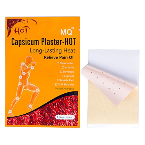 MQ Capsicum Plaster Pain Relieving Hot Patch,Joint pain killer 30 Patch, 7*10CM/sheet