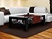 House, Home and More Skid-Resistant Carpet Indoor Area Rug Floor Mat - Chocolate Brown - 3 Ft X 5 Ft - Non Slip Rubber Backing, Stain Resistant, Dog Friendly, Living Room Bedroom Kitchen Entryway