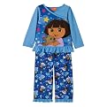 Toddler Girls' 2-piece Dora with Bear PJ Set - Blue