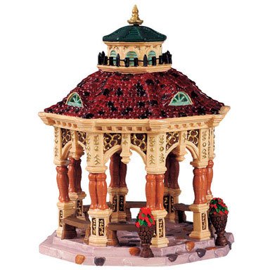 Lemax 53532 Gazebo Porcelain Village Accessory 7" Tall