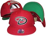 Arizona Diamondbacks Red Plastic Snapback Adjustable Plastic Snap Back Hat / Cap