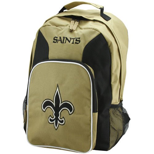 NFL New Orleans Saints Southpaw Backpack (Old Gold, Medium)