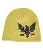 Broner Hats Eagle Design Beanie Tan