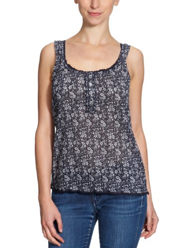TOM TAILOR Damen Bluse 20164480070/cute summer top, Gr. 34, Blau (6330) Preisvergleich
