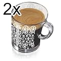 Senseo Marcel Wanders Design Glastasse, 180 ml, 2er Pack