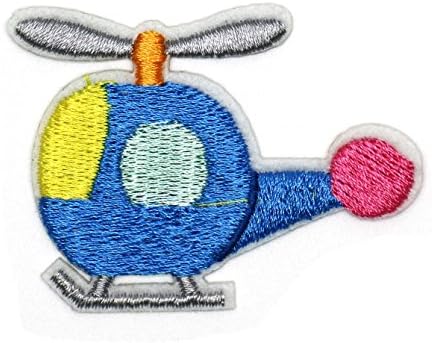 Summerz Mini Helicopter Sew-on/Iron Embroidered Patch Motif Applique