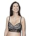 The Dairy Fairy Ayla: Underwire Nursing and Hands-Free Pumping Bra, Black, X-Large/5