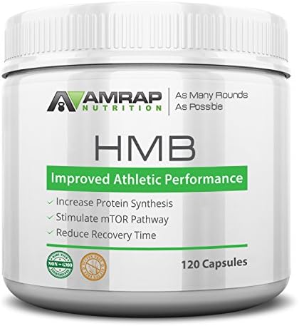 AMRAP Nutrition Vegan HMB Capsules, 750mg, WADA Compliant, Athlete Approved (60 Servings)