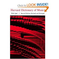 Harvard Dictionary of Music: Second Edition, Revised and Enlarged (Series I: Diaries)
