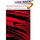 Click here to buy Harvard Dictionary of Music: Second Edition, Revised and Enlarged by  Willi Apel.