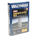 Walthers Cornerstone  Rural USA - Concrete-Style Silo Plastic Kit