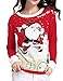 v28 Varied Ugly Christmas Sweater for Women Merry Reindeer Shirt Knit Sweaters
