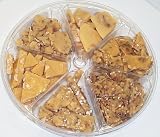 Gourmet Food : 6 Pack of Assorted Brittle-Peanut, Pecan, Hazelnut, Macadamia Nut, Almond, & Walnut
