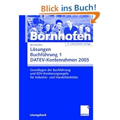 L�sungen, Buchf�hrung 1. DATEV-Kontenrahmen 2005