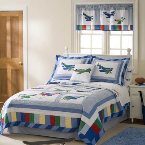 Fly Away Twin Quilt with Pillow Sham