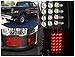 Spec-D Tuning LT-SIV03JMLED-TM Chevy Silverado 1500 Black Led Tail Lights Lamps Pair