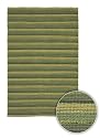 Chandra Rugs Beacon Hand Woven Jute Rug 1204 Green Stripes 2'0"x3'0"